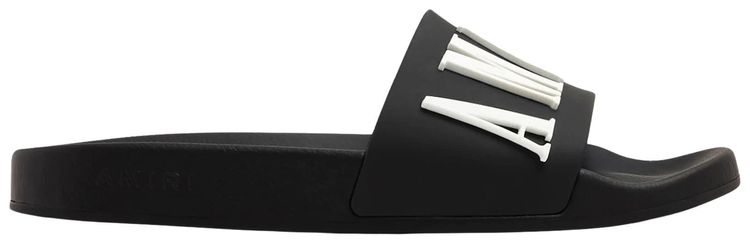 Amiri Wmns Pool Slide Black White