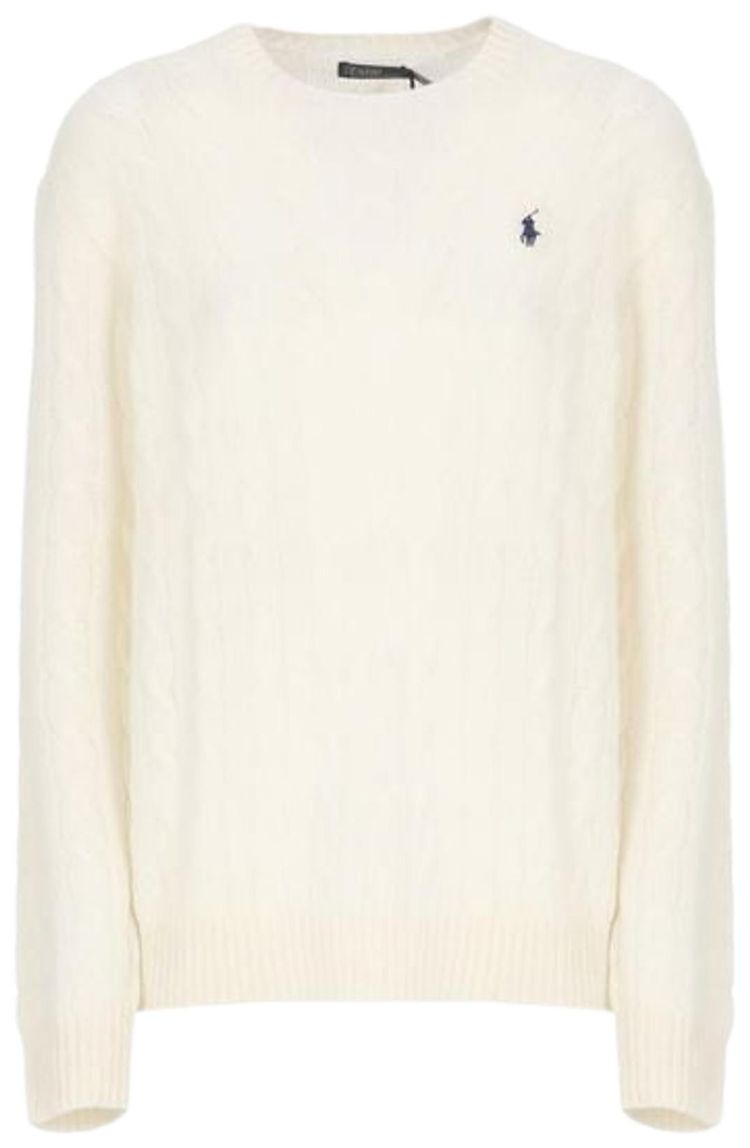 Polo by Ralph Lauren Long Sleeve Crew Neck Pullover Sweater Authentic Cream