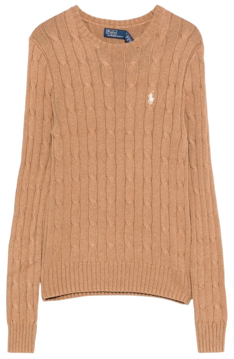 Polo by Ralph Lauren Pullover Sweater Collection Camel Melange