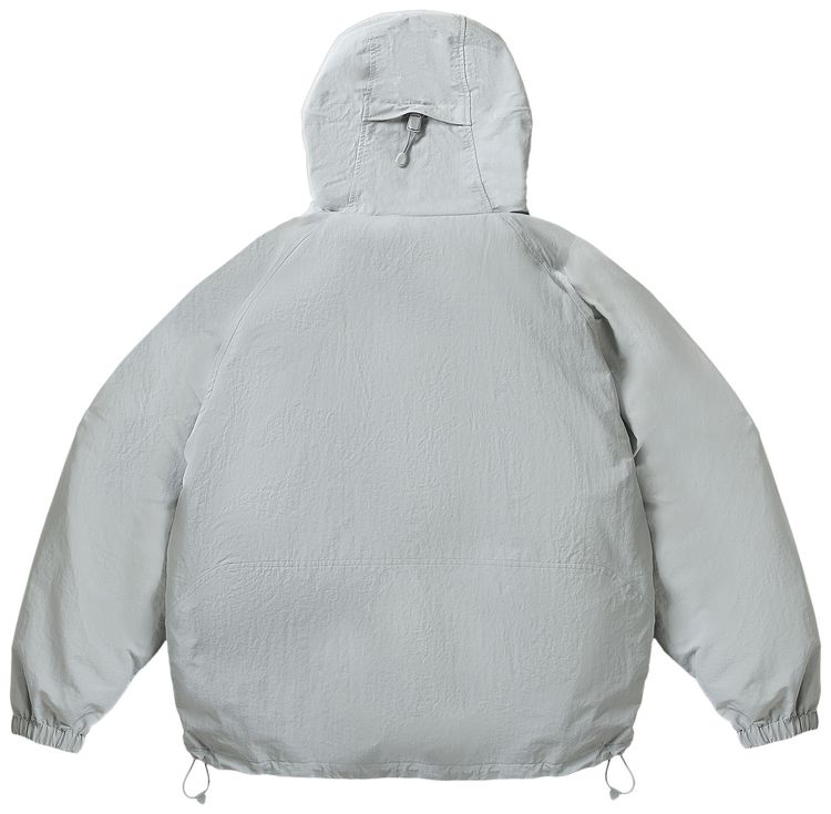 Palace Asym Shell Jacket Concrete Grey