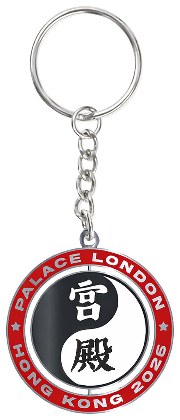 Palace Hong Kong P3 Keyring SilverMulticolor