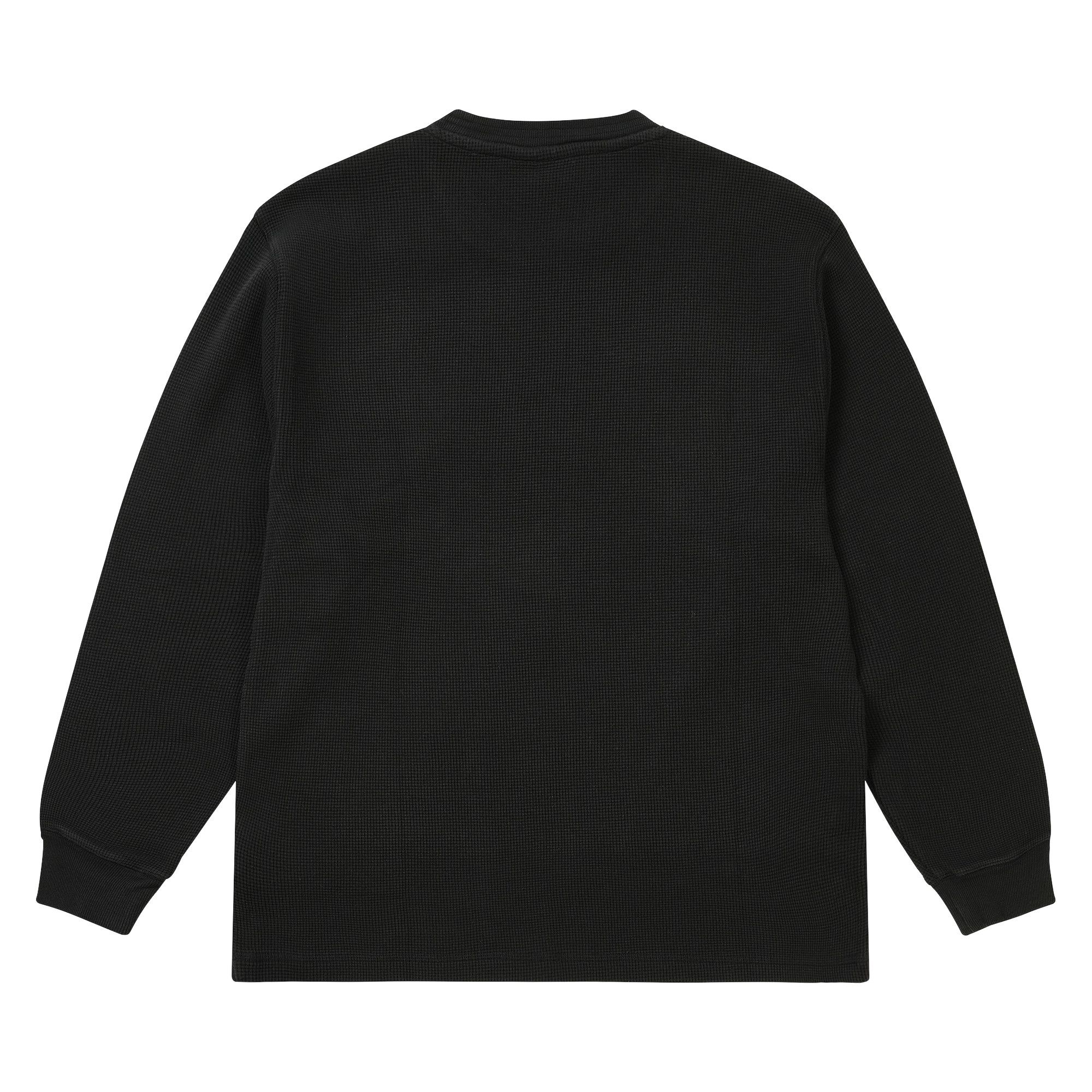Buy Palace x Schott Waffle Long-Sleeve 'Black' - P30ES247 | GOAT
