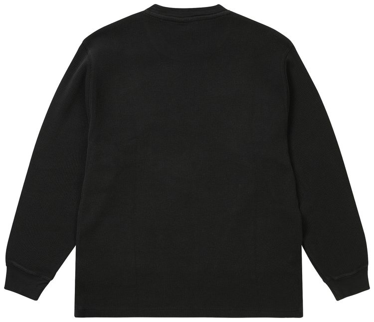 Palace x Schott Waffle Long Sleeve Black