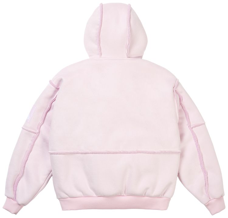 Palace Patch Me Up Shearling Jacket Sweet Pink