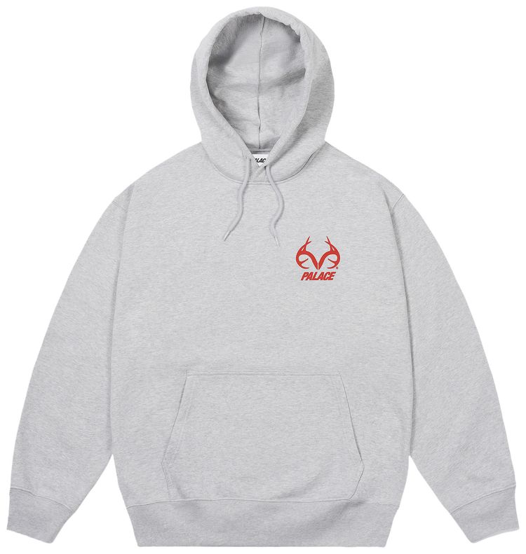 Palace Realtree Tri Ferg Hood Grey Marl
