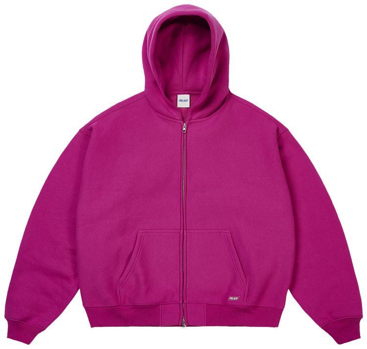 Palace Zip Hood Heavy Pink