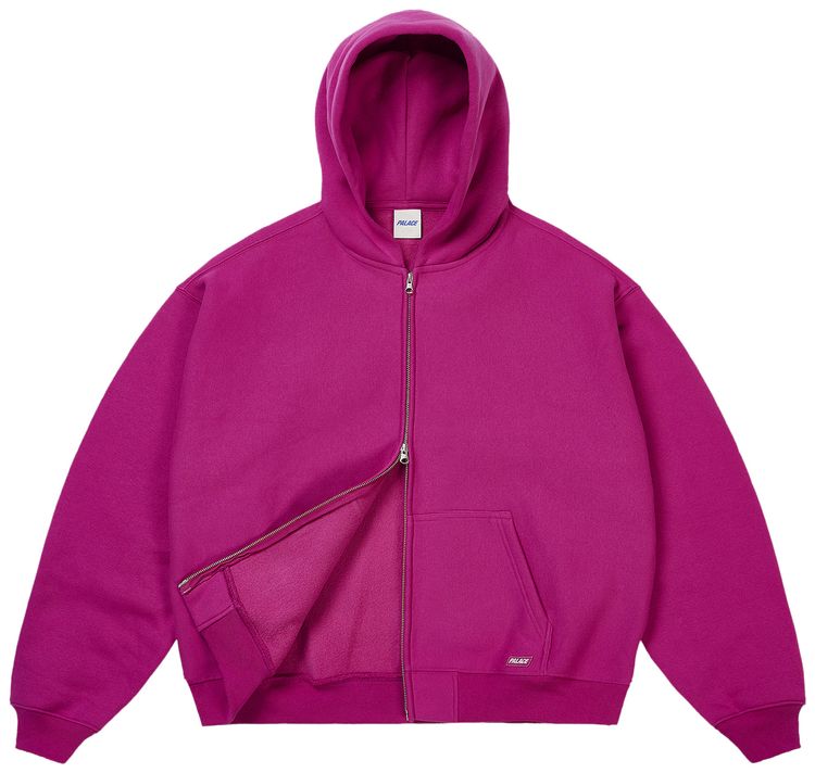 Palace Zip Hood Heavy Pink