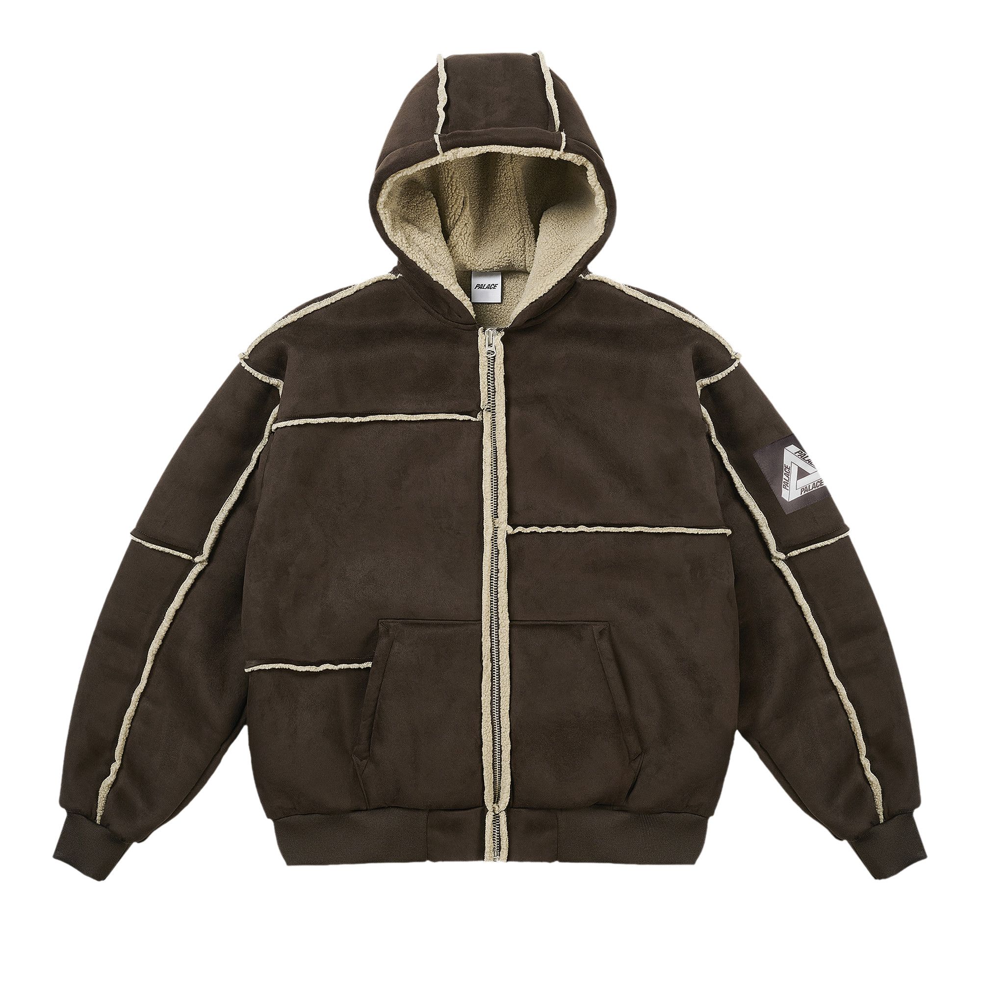 【Palace】PATCH ME UP SHEARLING JACKET Buy Palace Patch Me Up Shearling Jacket 'Fox' - P30JK048 | GOAT