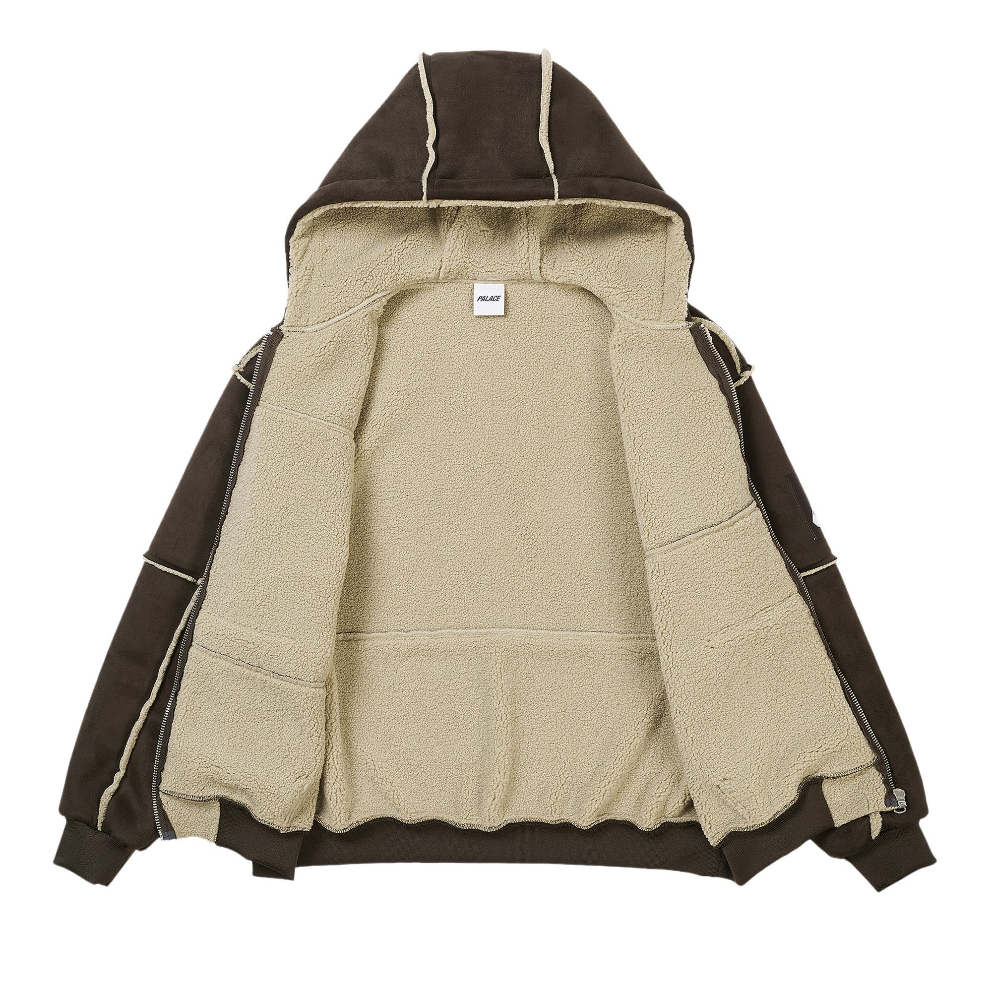 Buy Palace Patch Me Up Shearling Jacket 'Fox' - P30JK048 | GOAT