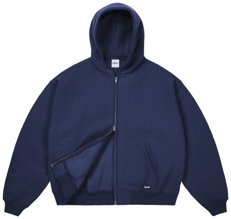 Palace Zip Hood Navy