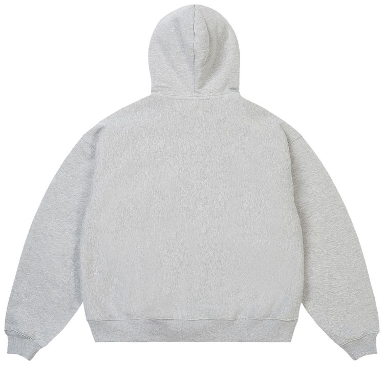 Palace Zip Hood Grey Marl