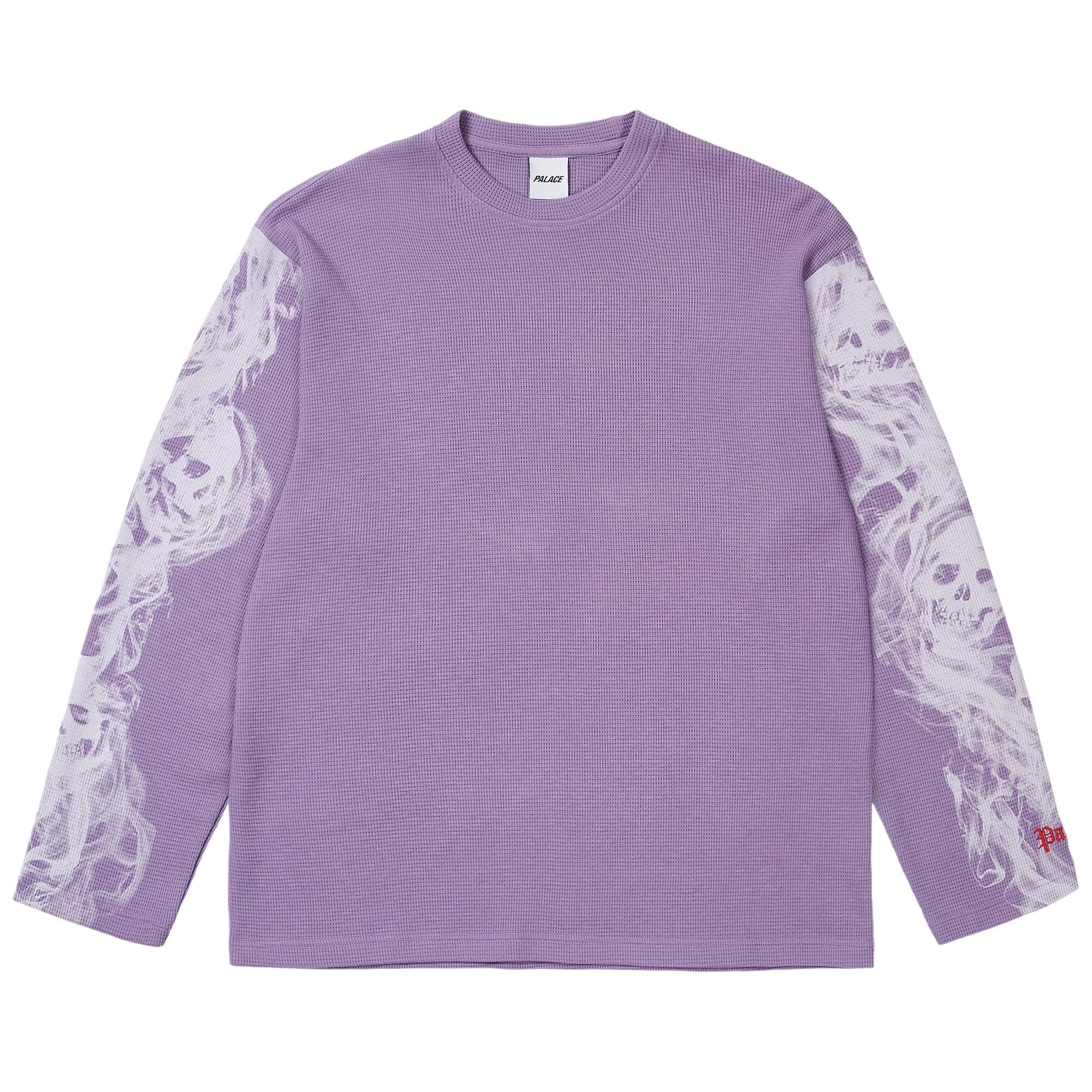トップス SMOKED WAFFLE LONGSLEEVE FLAT GRAPE Buy Palace Smoked Waffle Long-Sleeve 'Flat Grape' - P30ES020 | GOAT UK
