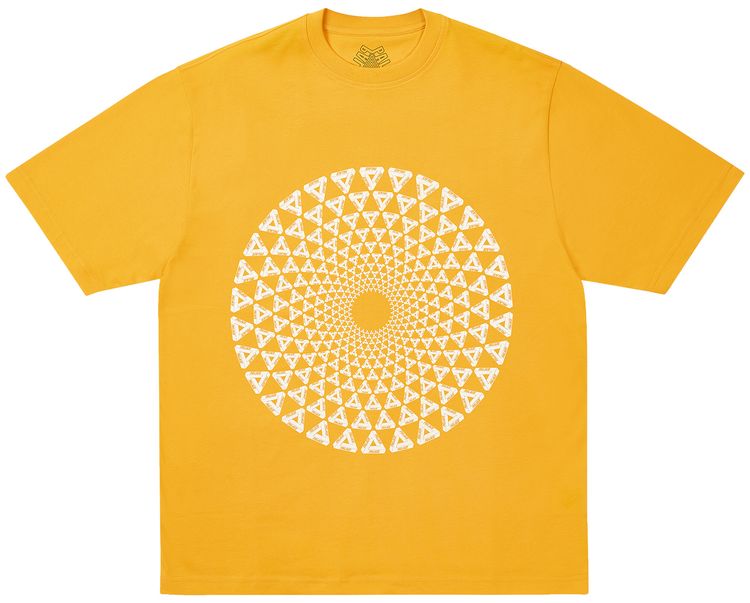 Palace Swirly T Shirt Sunny Yellow