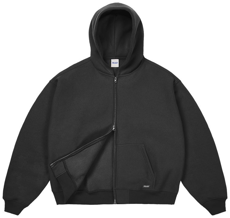 Palace Zip Hood Black