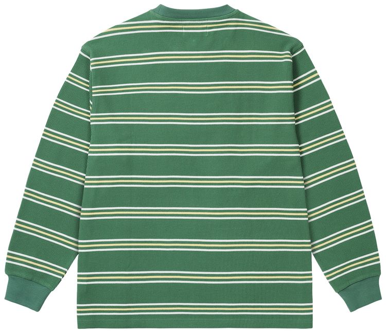 Palace Trio Stripe Long Sleeve Lucky Green