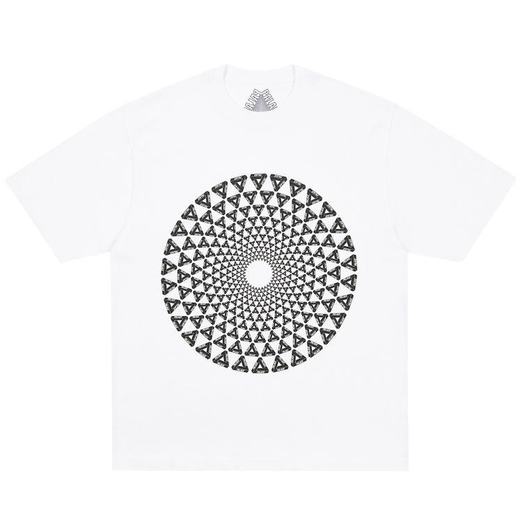 Palace Swirly T Shirt White