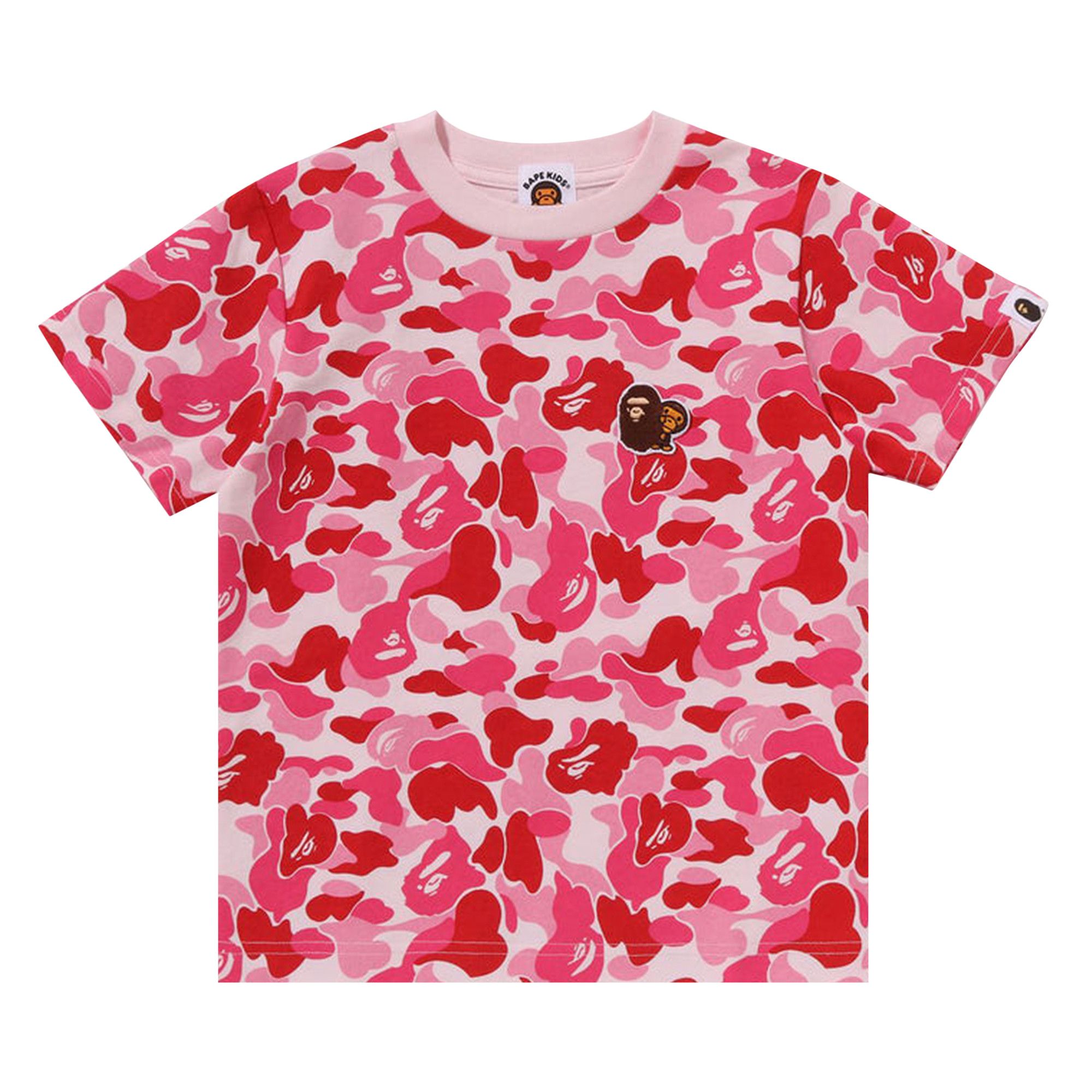 美品⭐️BAPE KIDS 前後プリント Tシャツ ピンク110cm正規品 Buy BAPE Kids ABC Camo Ape & Milo One Point Tee 'Pink' - 2L70 309