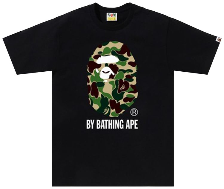 BAPE ABC Camo By Bathing Ape Tee Black Green