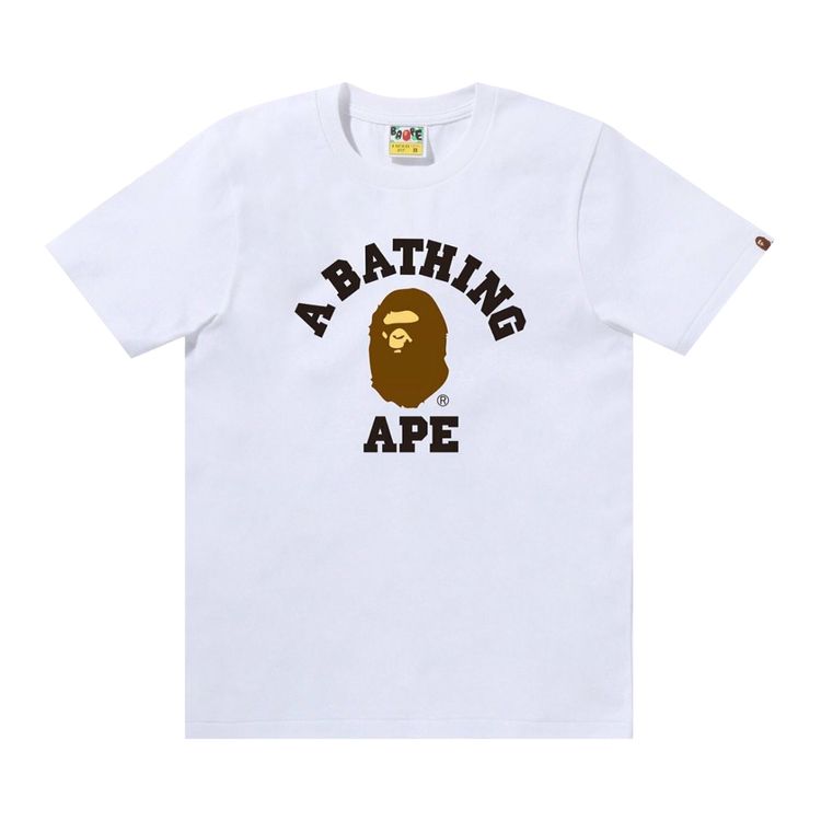 BAPE College Tee White