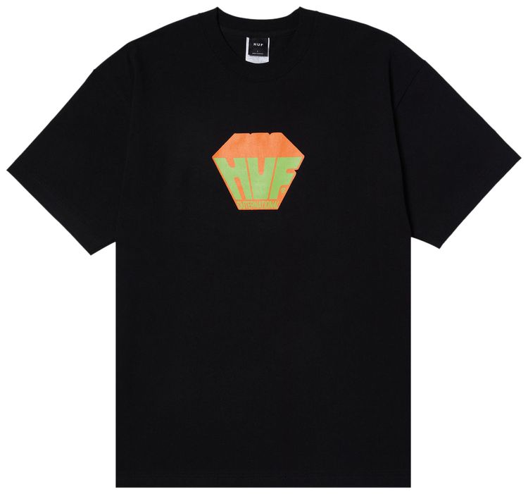 HUF Big Block Short Sleeve Tee Black