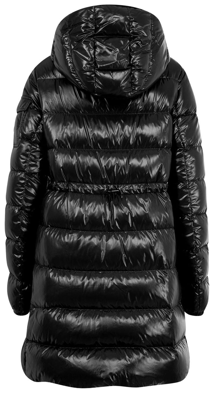 Moncler Courcelles Long Coat Black