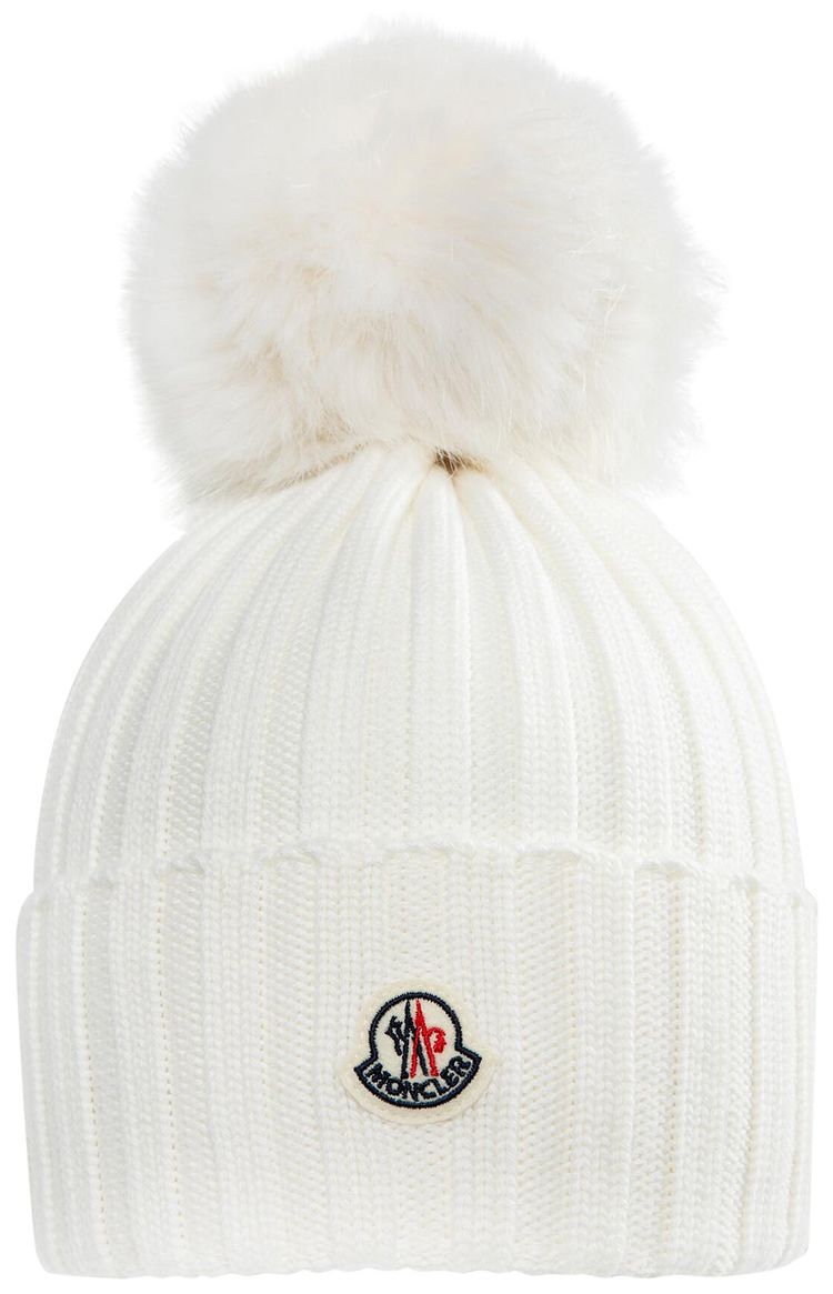 Moncler Beanie White