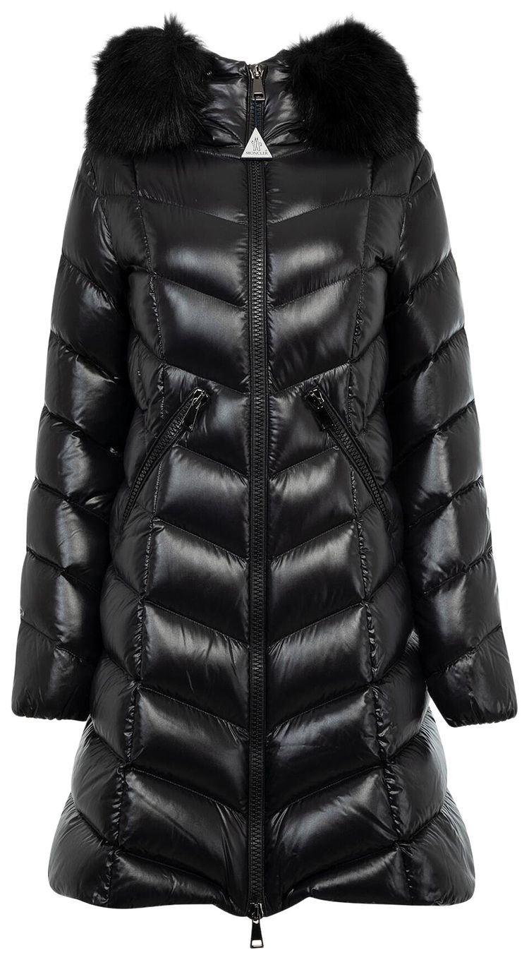 Moncler Fulmarus Long Coat Black