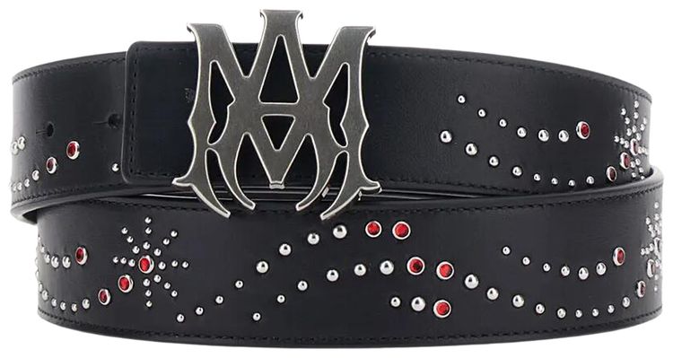 Amiri MA Stud Belt Black