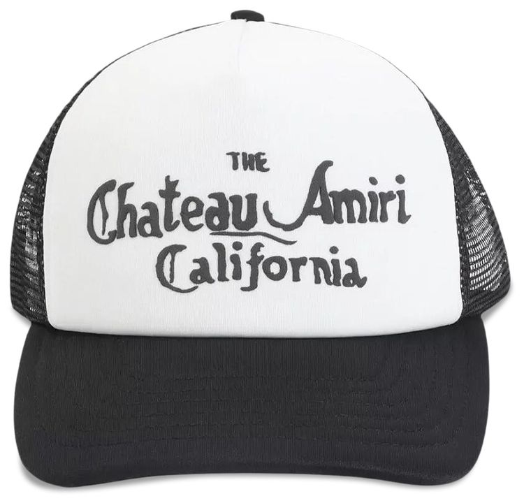 Amiri Chateau Foam Trucker Hat Alabaster
