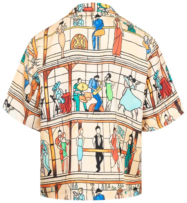 Amiri Pool Hall Bowling Shirt Multicolor