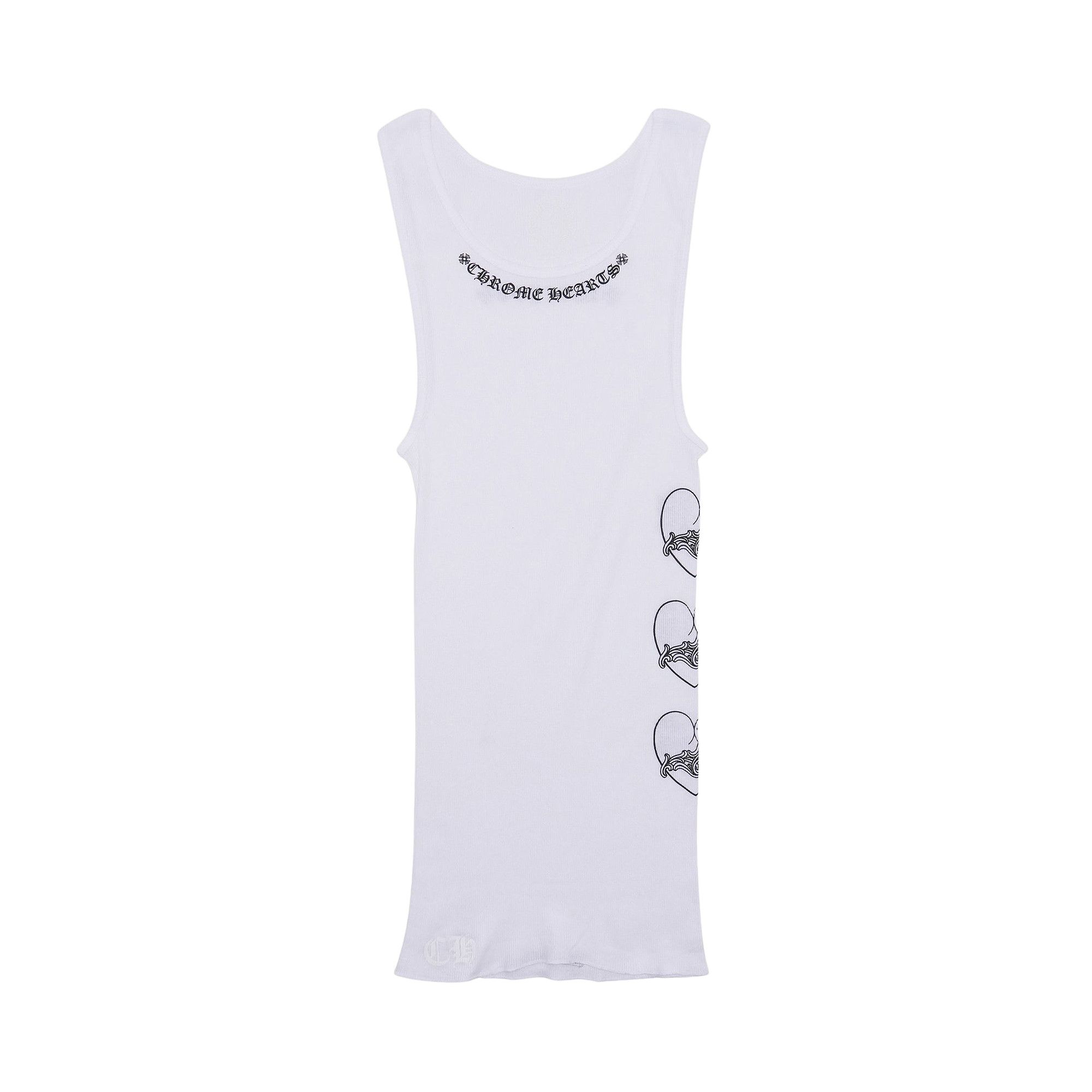 Buy Chrome Hearts Love You Rib Tank 'White/Black' - 01383