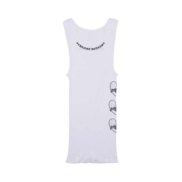 Chrome Hearts Love You Rib Tank WhiteBlack