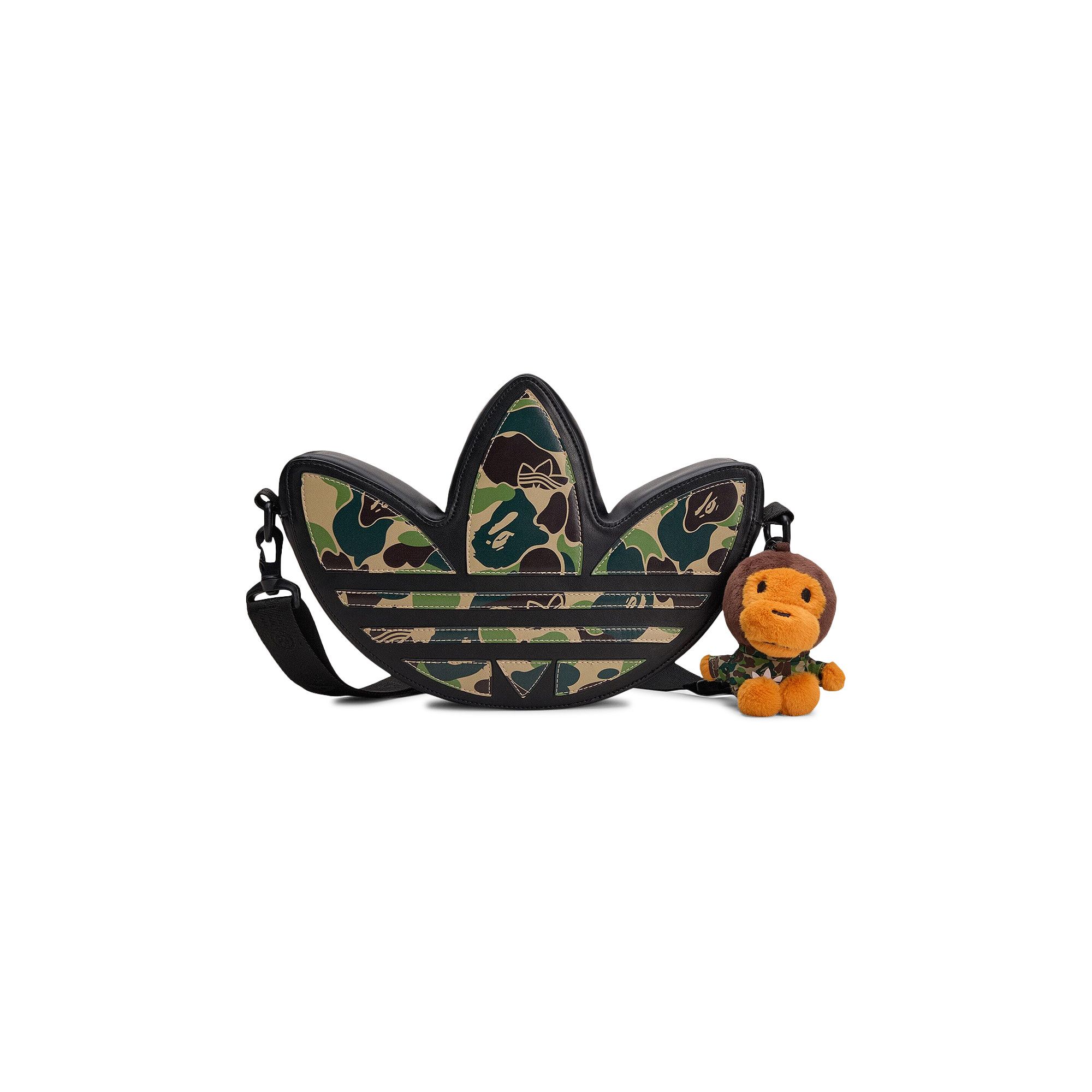 Buy Adidas x BAPE Trefoil Shoulder Bag 'Black' - KF4921 | GOAT