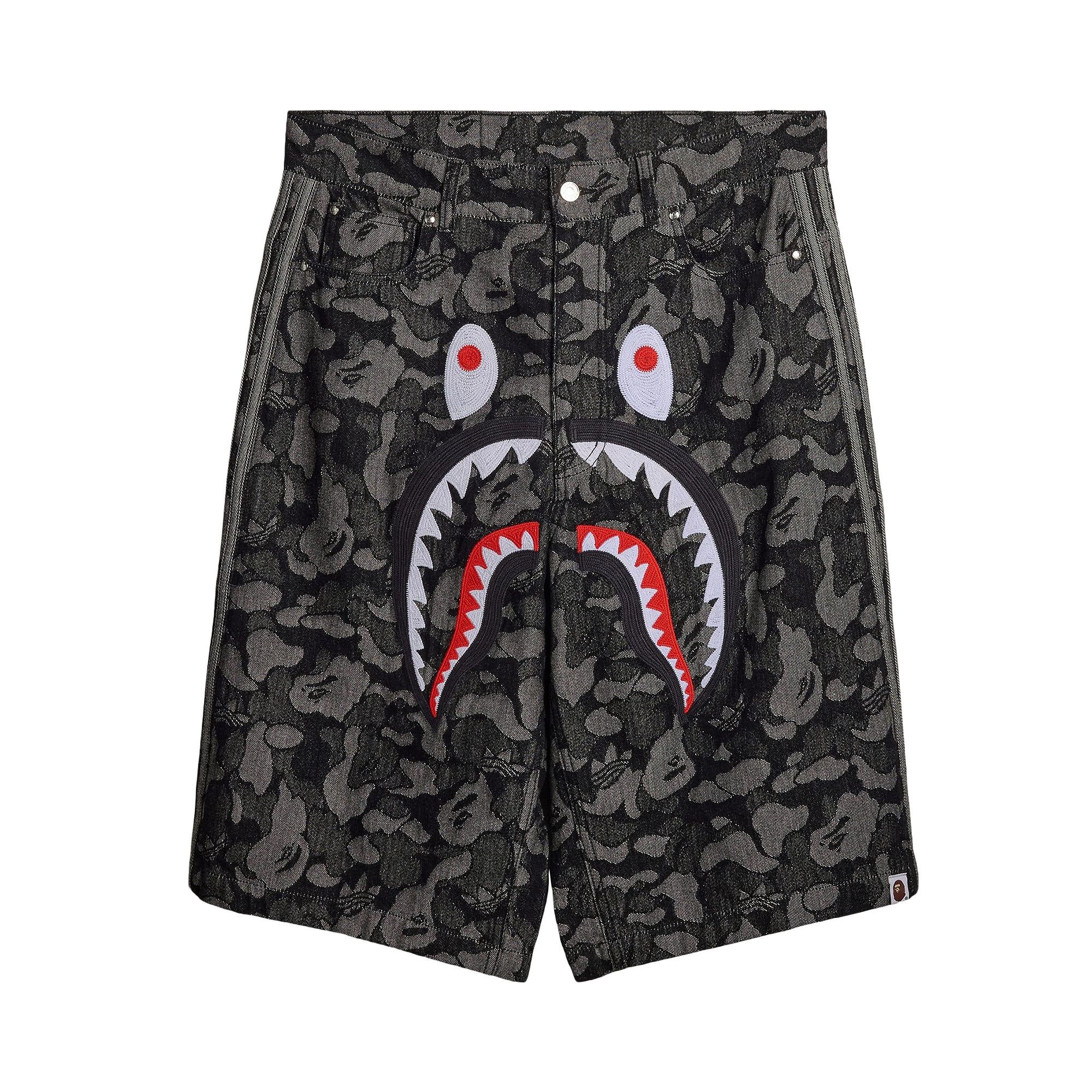 ショートパンツ F.C.R.B BAPE FCRB GAME SHORTS BLACK M Buy Adidas x BAPE Shark Denim Jorts 'Black' - KF4917 | GOAT