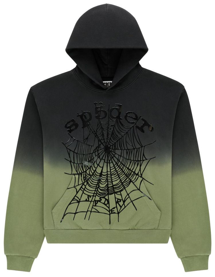 Sp5der OG Web Ombre Hoodie Black