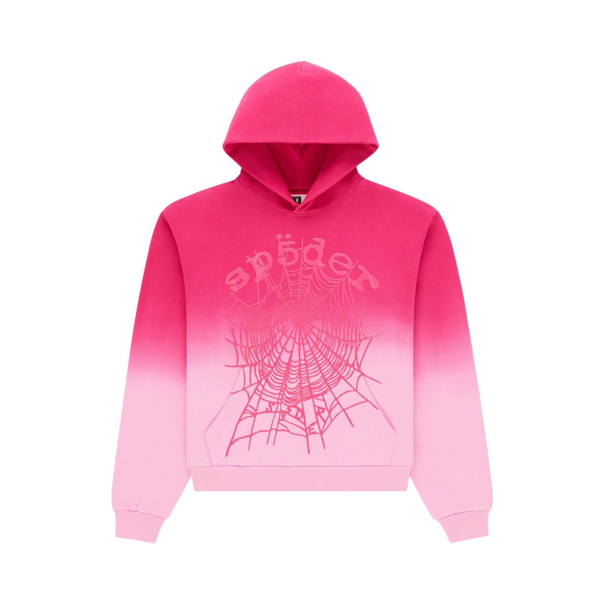 Buy Sp5der OG Web Ombre Hoodie 'Pink' - ST008SS26PNK | GOAT