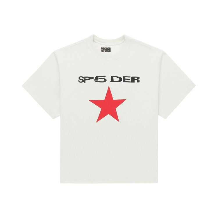 Sp5der Five Point Tee White