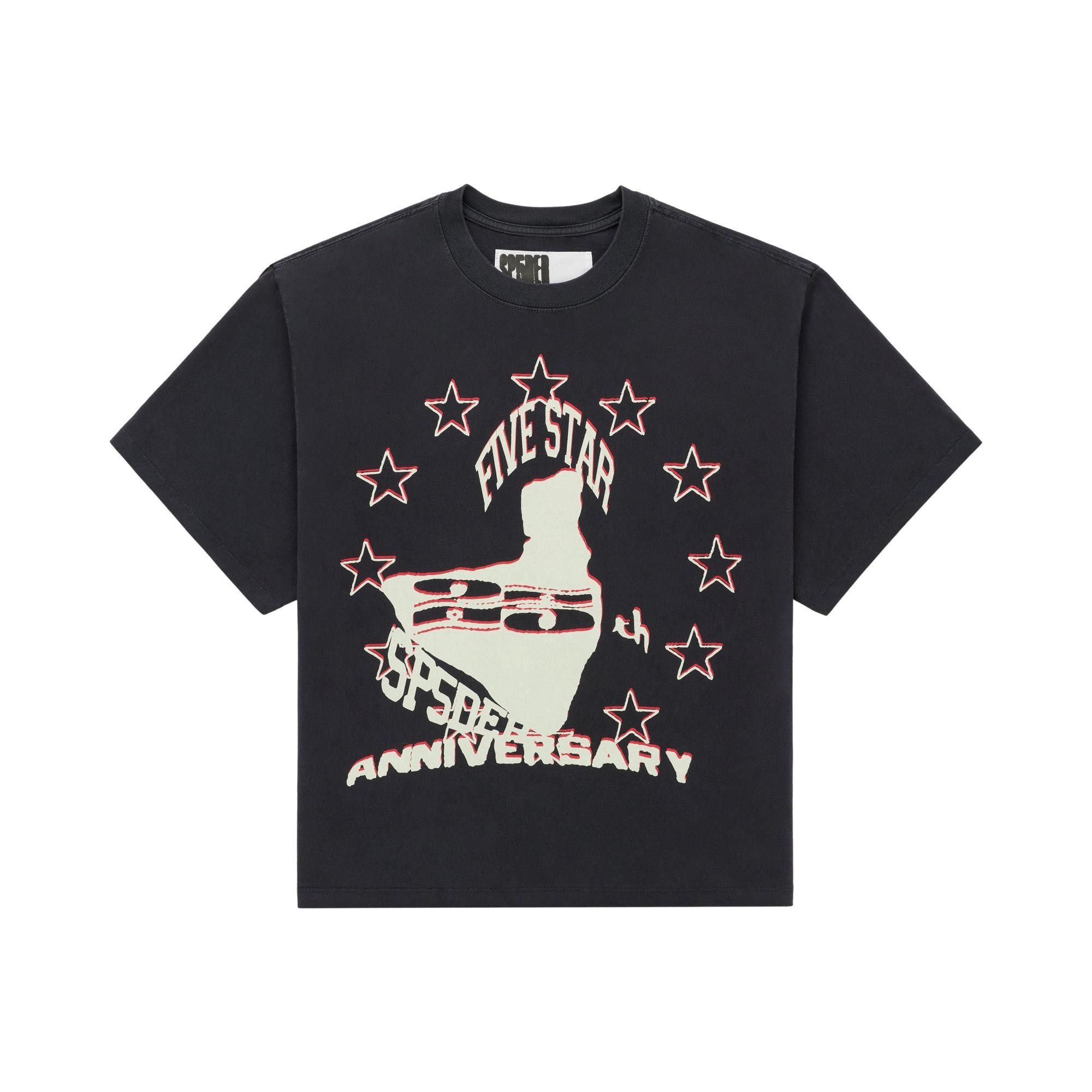 Buy Sp5der Anniversary Tee 'Black' - TE018SS26BLK | GOAT