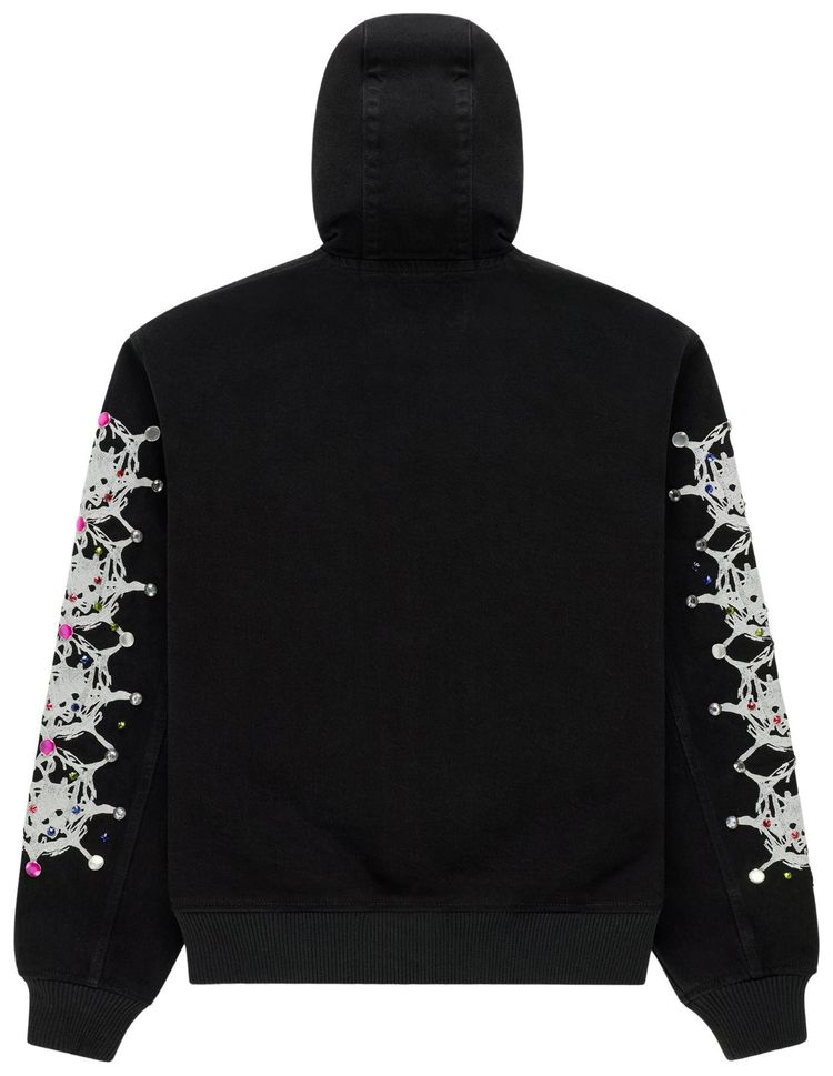 Sp5der Webstone Denim Jacket Black