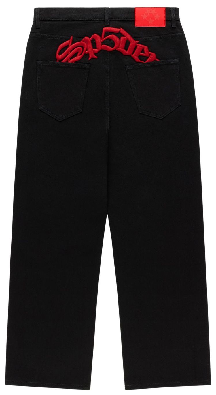 Sp5der Oxy Jean Black