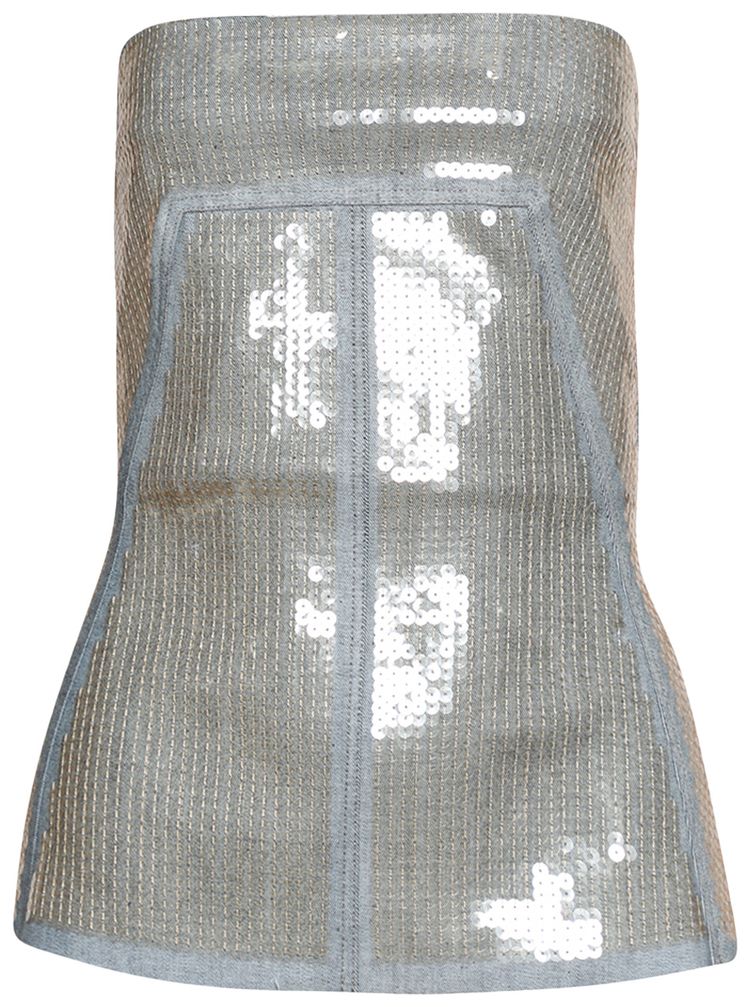 Rick Owens Bustier Top BlueSand