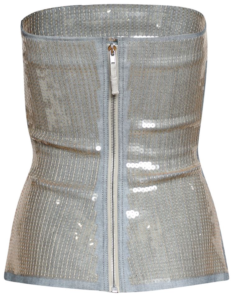 Rick Owens Bustier Top BlueSand