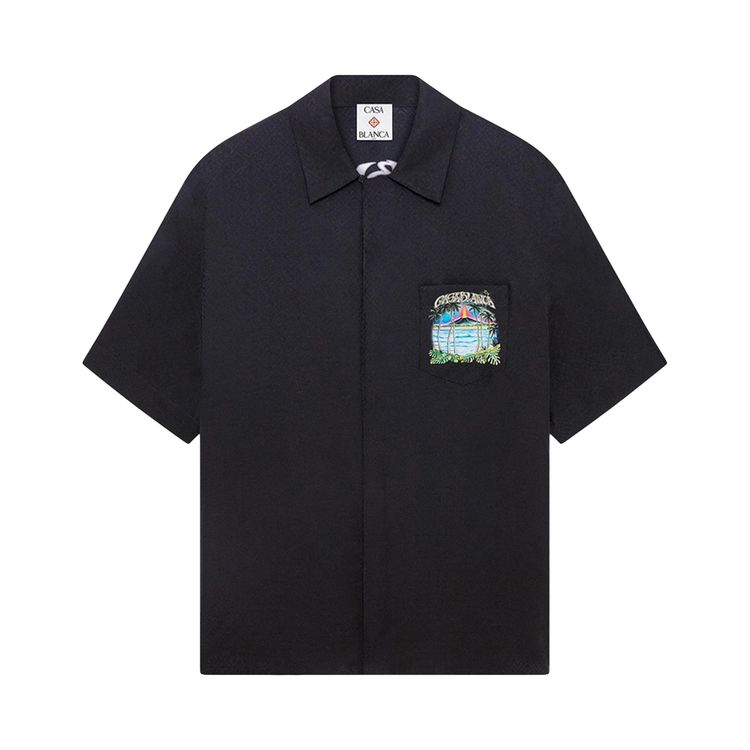 Casablanca Short Sleeve Shirt Volcano