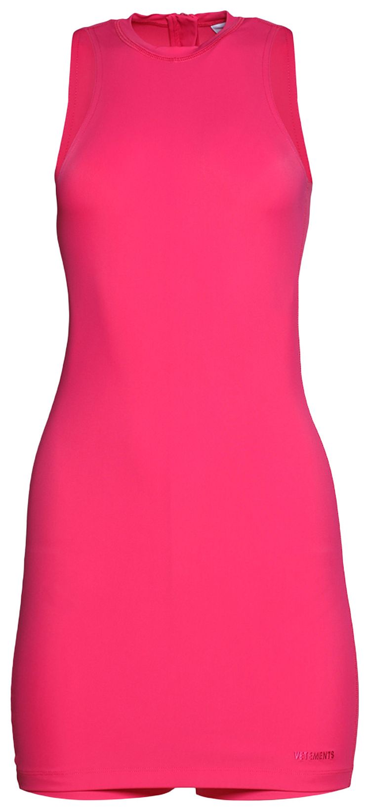 vetements pink dress Velvet minidress in pink - Vetements
