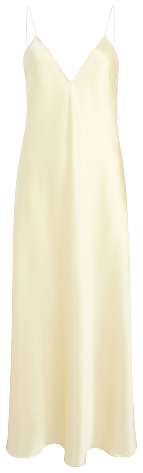 Khaite Taja Dress Pale Yellow