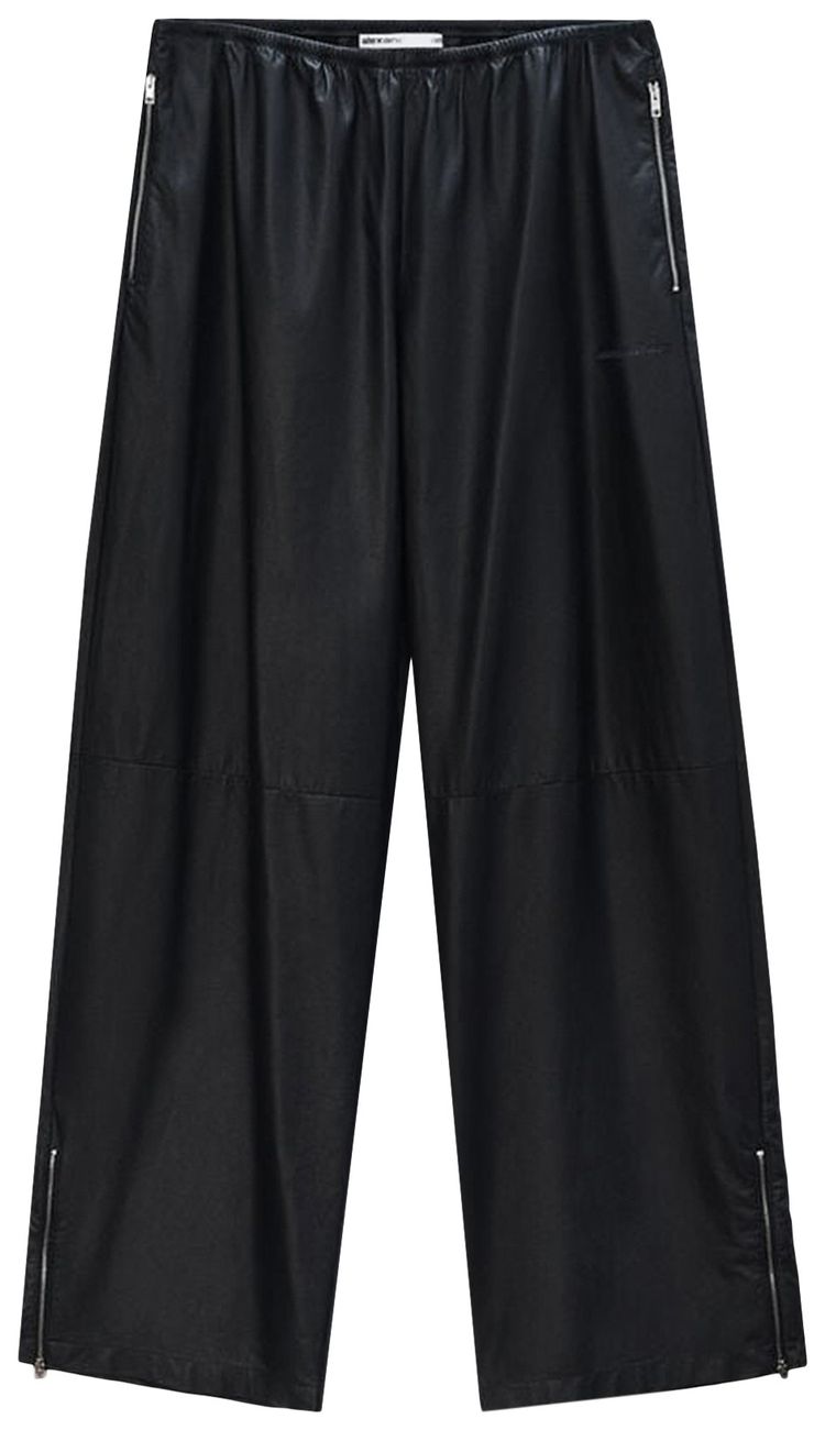 Alexander Wang Mid Rise Track Pant Black