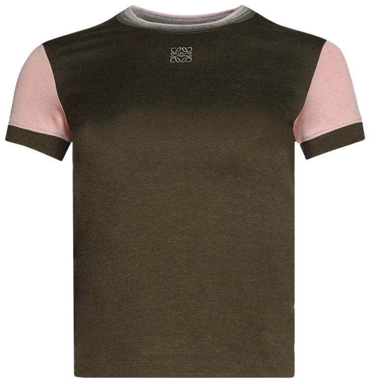 Loewe Small Fit T Shirt Khaki Green