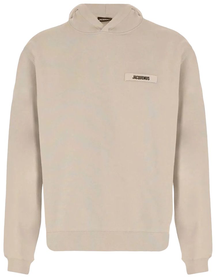 Jacquemus Le Hoodie Gros Grain Beige