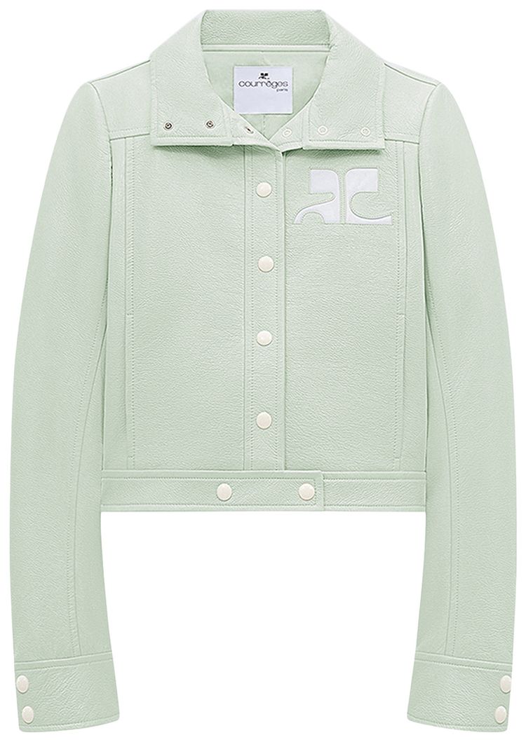 Courreges Vinyle Re Edition Jacket Light Mint