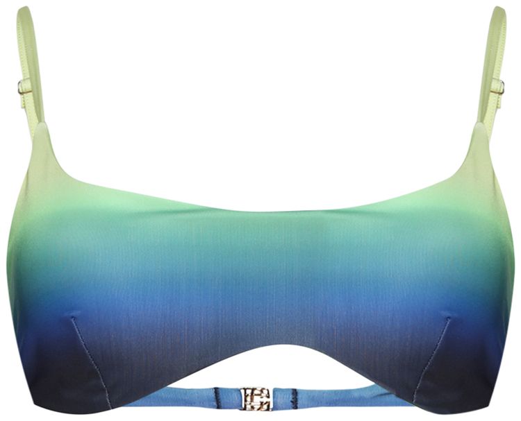 Casablanca Printed Bikini Top Gradient